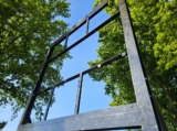 Plaatsing frame t.b.v. nieuw elektronisch scorebord (vrijdag 9 mei 2025) (27/31)